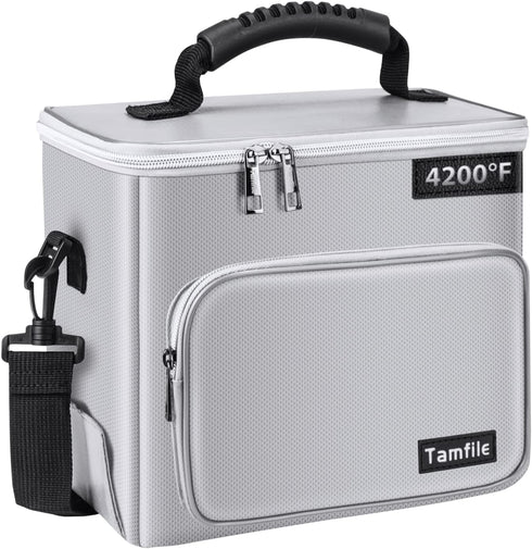 Tamfile Fireproof Lipo Battery Bag with 4200F Heat Insulated, Ebike Lipo Bag