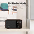 mooas Retro Bluetooth Radio Speaker - Vintage Charging Desk Clock, Portable FM Radio with Hands-Free Calling