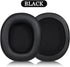 Replacement Ear Pads for ATH-SR30BT Headphones, Over-Ear Protein Leather Ear Pads Repair Parts (Black)