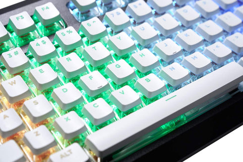 G.SKILL Crystal Crown Keycaps, Keycap Set for Mechanical Keyboards, Full 104 Key, Standard ANSI 104 English (US) Layout