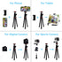 Phone Tripod LINKCOOL 360 Degree Rotation Flexible Tripod Travel Octopus Tripod for iPhone/Smartphone/Ipad/DSLR/Sports Action Camera, with Bluetooth Wireless Remote Shutter