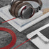 Geekria Audio Cable with Mic, Compatible with ATH-M20xBT/M50xBT2, Denon AH-MM300 Headphones, 4ft/1.2m