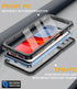 Waterproof Phone Case for Motorola Moto G Play 2024, Built-in Screen Protector, Shockproof Rugged Cover