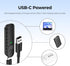 ATUMTEK 10m 5.0 Bluetooth Remote Shutter, Carbon Fiber Design, Rechargeable Camera Remote Control for iOS & Android