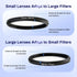 Wokyo 18 Set, 37 49 52 55 58 62 67 72 77 82mm PCS Lens Filter Adapter Ring Metal Step Up/Down Ring Adapter Filter