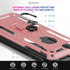 Folmeikat Compatible with iPhone 8 Plus, 7 Plus, 6s Plus/6 Plus Phone Case, 360 Degree Rotating Metal Ring