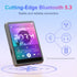 MECHEN 64GB MP3 5.3 2.4" 128GB. Player Bluetooth with Full Touch ScreenPortable Digital Music Player with SpeakerFM