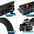 PULUZ Video Action Handheld Stabilizer, U/C Shape Grip with Cold-Shoe Mount for All Camera Action Cameras