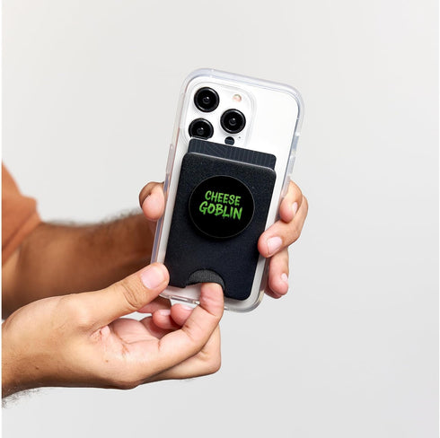 Official Goblin Halloween Costumes Cheese Goblin Funny Food Connoisseur of Fine Cheese Making PopSockets PopWallet