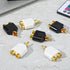 Xyembu 6Pcs 1 2 RCA Y Splitter Adapter Male Female Audio Video Y Splitter Adapters for Audio Video Av TV Cable