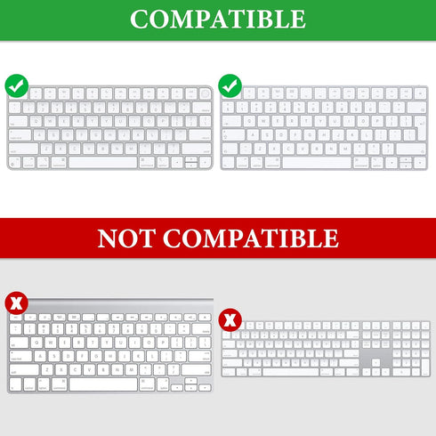 GEEKRIA Keyboard Carrying Case, Hard Shell Protective Travel Bag Compatible with Magic Keyboard, Magic Keyboard and