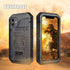 Mitywah Waterproof Case for iPhone 11, Heavy Duty Metal Full Body Protective Case, Shockproof Rugged Defender, Black