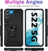 Vaki Samsung Galaxy S22 5G Case with Built-in Screen Protector, Military Grade Rugged Cover with Kickstand