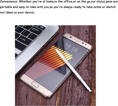 Silvery Note 8 S Pen for Samsung Galaxy Note 8 Replacement, Stylus Touch S-Pen for Galaxy Note8 SM-N950U N950U1 N950F