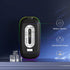 Uiosmuph LED Wireless Mouse, G12 Slim Rechargeable Silent Mouse, 2.4G Portable USB Optical Mice, Matte Black