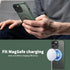 CACOE iPhone 13 Pro Magnetic Case (6.1") - Dark Green, Shockproof, Anti-Fingerprint, MagSafe & Car Mount Compatible.