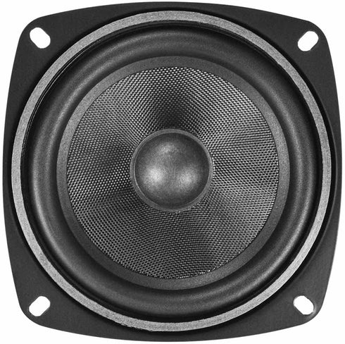 PRV AUDIO 4" Full-Range Neodymium Speaker, 4MR60-NDY-4 PRO Audio Midrange, 60 Watts, 4 Ohm, Compact Driver