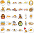 CHVISO 60PCS Japanese Lazy Egg Kawaii Stickers, Vinyl Waterproof Stickers for Kids, Teens, Adults