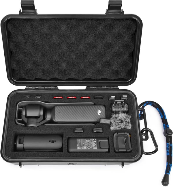 Lekufee Travel Waterproof Hard Case for DJI Osmo Pocket 3/Creator Combo, Vlogging Camera & Accessories (Case & Bag Only)