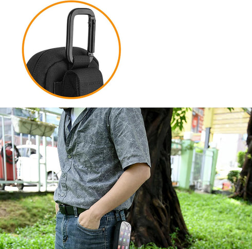 GMBYLBY MP3 Player Case Hard Box and Carry Holder for Easy Transport Shells Box TPU and Cloth Material Storage Bag