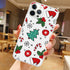 LCHULLE Compatible with iPhone 15 Pro Christmas Case Xmas Santa Holiday Transparent Clear Design Women Men Kids Soft TPU Silicone Shockproof Protective Case Cover for iPhone 15 Pro, Xmas Tree