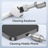 ElevateTech 2 1 Reset SIM Card Removal Tool with Cleaning Brush in Portable Keyring Keychain Pins Needle Opener