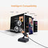 Mini Portable Vocal/Instrument Microphone for Voice Video Recording, Singing, Vlogging, Podcasting for iPhone Android