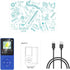 AGPTEK A02PL 64GB MP3 70 128GB(Deep Player, Hours Playback Lossless Sound Music Player, Supports up to Blue)
