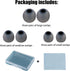 Earbud Replacement Tips, Silicone Ear Tips Fit Most in-Ear Earbuds (Inner Hole 3.8mm - 5.1mm), 9 Pairs S M L