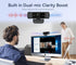 Amdony 1080P Streaming Webcam for PC - HD Webcam with Microphone, Privacy Cover, AutoFocus, Noise Cancellation, Auto