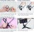 Neck Mount Phone Holder for Hands-Free Recording with Chest Strap for iPhone Android Phones (Gray)