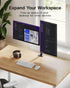 HUANUO Dual Monitor Mount for 2 Monitors up to 30 inches, Heavy Duty Stand with Adjustable Arm