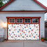 GNAKT AREWG 13x6ft Seamless Garage Door Banner Cover USA Patriotic Ice Cream Garage Door Decoratons Banner for Indoor