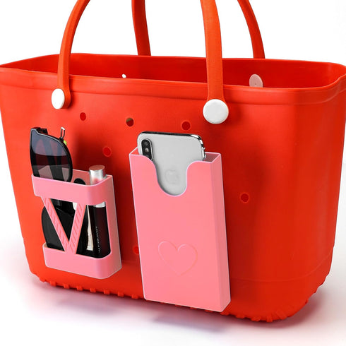 2pcs Phone Case Accessory Compatible with Bogg Bags, Phone Case Holder Charm Accessory for Beach Bag Tote