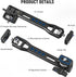 NEEWER Adjustable Field Monitor Mount, 360° Rotating Camera Monitor Mount with 1/4 Inch Thread, Compatible with DJI RS4