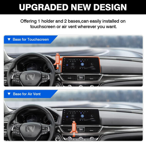 Autorder Car Phone Holder for Honda Accord 2018-2021 Accessories, Air Vent Clip Cell Phone Mount
