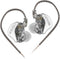 CCA CRA Ultra-Thin Diaphragm IEM Earphones - Dynamic Driver Bass Earbuds, 2Pin Cord, Compatible with iPhone, Android,