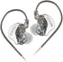 CCA CRA Ultra-Thin Diaphragm IEM Earphones - Dynamic Driver Bass Earbuds, 2Pin Cord, Compatible with iPhone, Android,