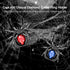2pcs Spider Cell Phone Ring Holder Stand with 4pcs Hanging Hook for All Smartphones and Tablets (Blue+Red)