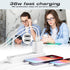 USB C Charger for iPhone 16, 2 Pack 36W PD Dual USB C Port Wall Fast Charger Adapter with 2 Pcs 6 FT Cable