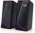 Redragon GS520 RGB Desktop Speakers, 2.0 Channel PC Stereo Speaker, 6 Colorful LED Modes, USB Powered, 3.5mm Cable