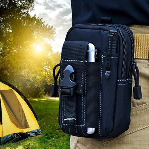 Universal Outdoor Phone Pouch Case, Waist Cell Phone Holster Belt Bag for iPhone X 8 7 6 6s Plus, Samsung Galaxy