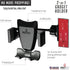 2-in-1 Monitor/Laptop Phone Holder & Headphone Hook Clip - Gravity Side Mount by GadgetRest