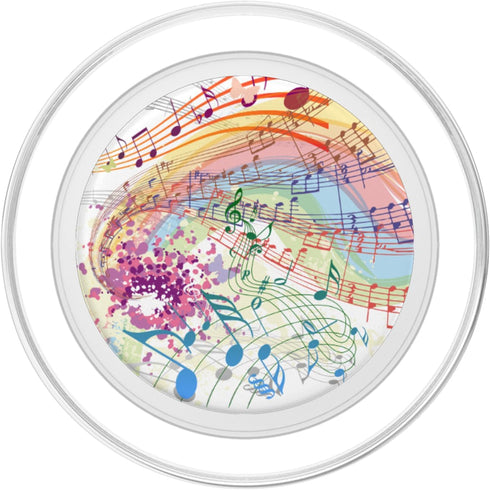 PopSockets PopGrip for MagSafe Cute Music Note Treble Clef Bass Vintage for Musicians