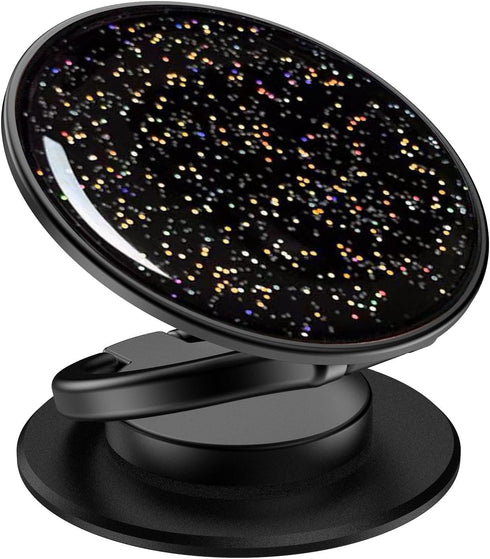Phone Grip Holder, Adjustable Metal Ring Holder, Kickstand for iPhone, Samsung & Other Phones - Sky Black