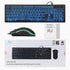 Rii Wired Keyboard and Mouse Combo, Three Colors Backlit, Quiet Input Gaming Set for School and Office