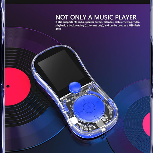 Mp3 4.2 (64GB Player, Portable Music Player FM Radio Hifi Speaker Voice Recorder for Travel Small Memory Card)