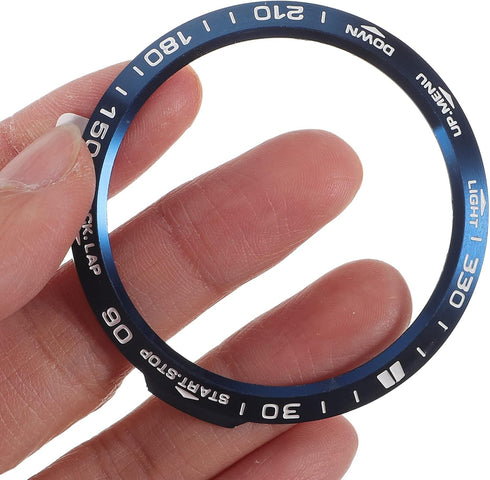 Compatible Garmin Fenix 6X Watch Bezel Ring, Stainless Steel Protective Case, Anti Scratch Bumper Cover Shell