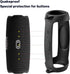 Silicone Case Cover for JBL Charge 5 Portable Bluetooth Speaker, Waterproof Rubber Pouch with Strap (Black)