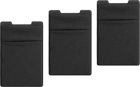 TalkWorks Phone Credit Card Holder, Adhesive Wallet Compatible with iPhone 15 Pro/15 Pro Max, Pack of 3